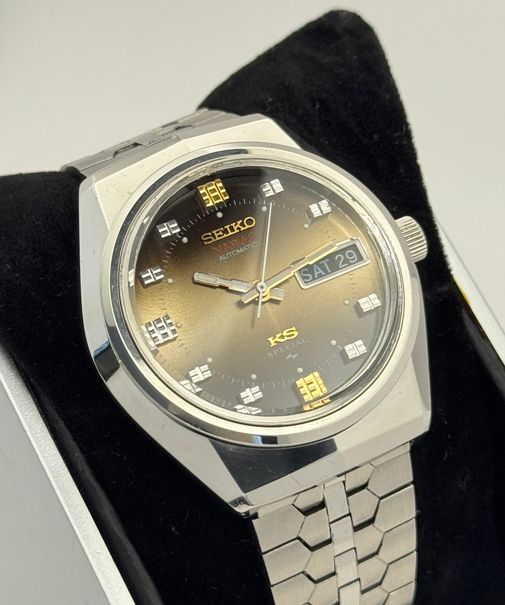 【風防◎ 稼働】KING SEIKO VANAC 5256-6000 ゴールド Seiko KS Special Vanac 5256-6000 (1974) – SpecialTimer