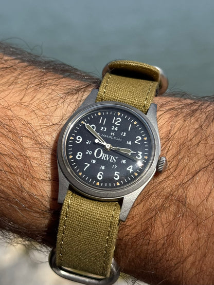 Hamilton Khaki Field × Orvis Ref. 921980 - FULL SET, RARE