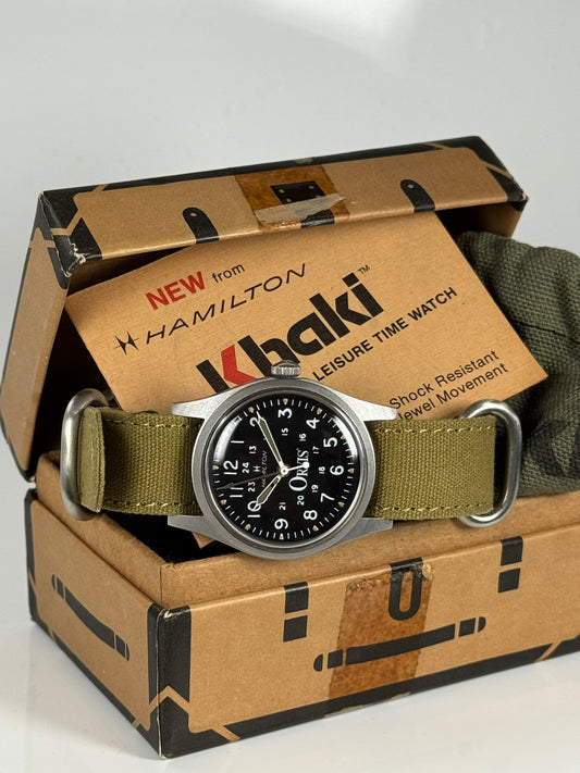 Hamilton Khaki Field × Orvis Ref. 921980 - FULL SET, RARE