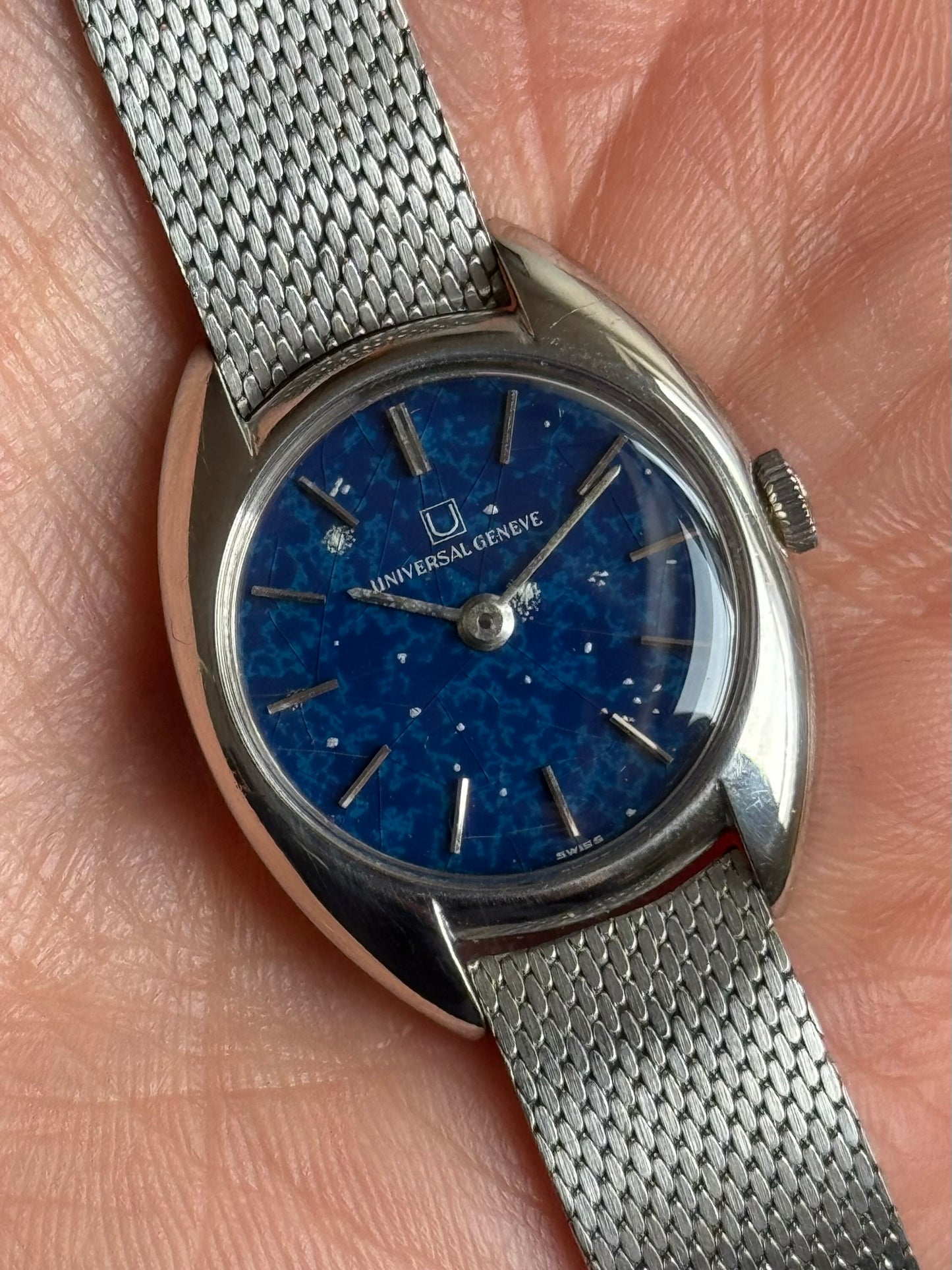 Universal Genève Lapis Lazuli Dial Ladies Watch