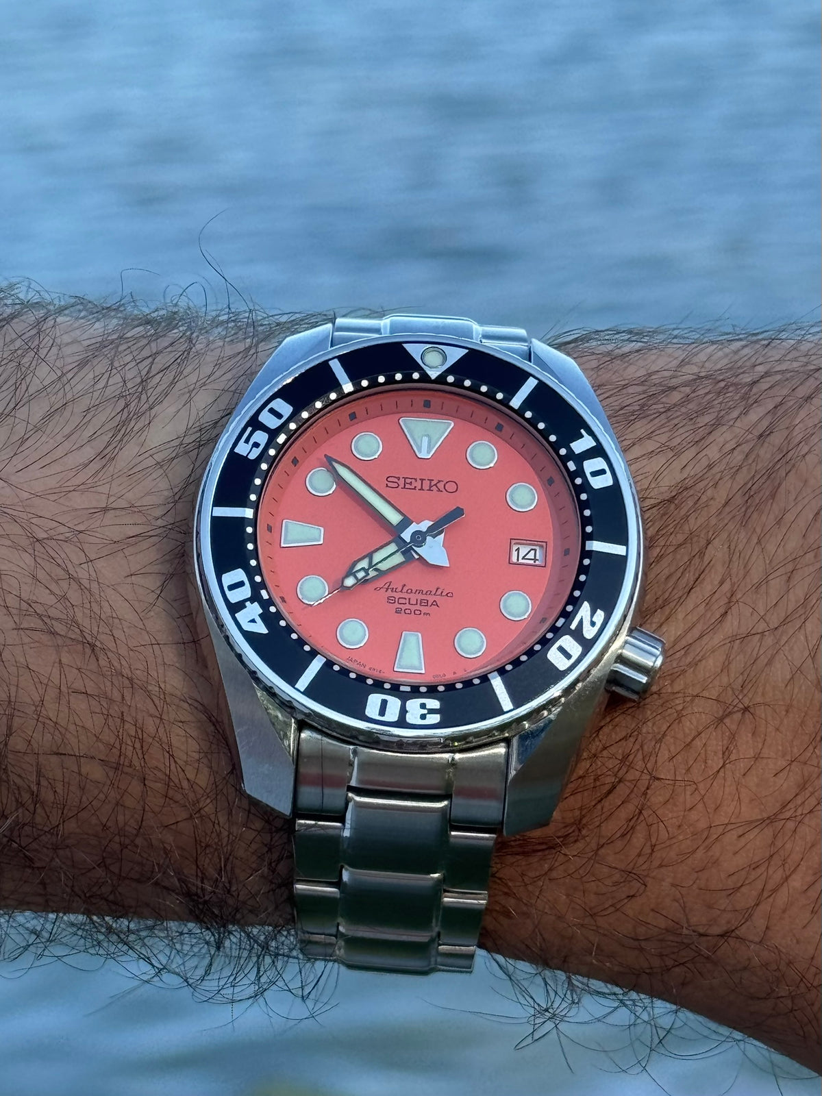 Seiko Sumo 1st Gen Orange SBDC005 Automatic Scuba 200M (2013)