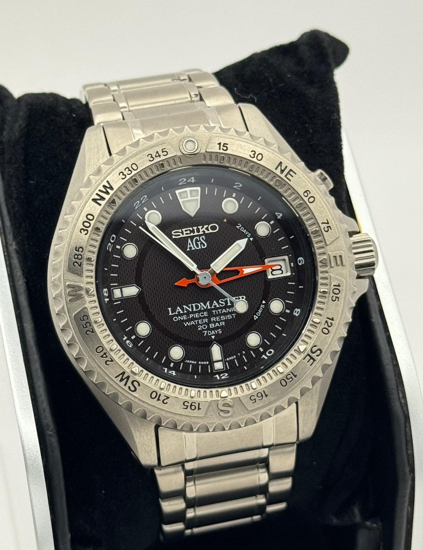 Seiko Landmaster AGS GMT 5M45-6A01 - FULL SET (1997)