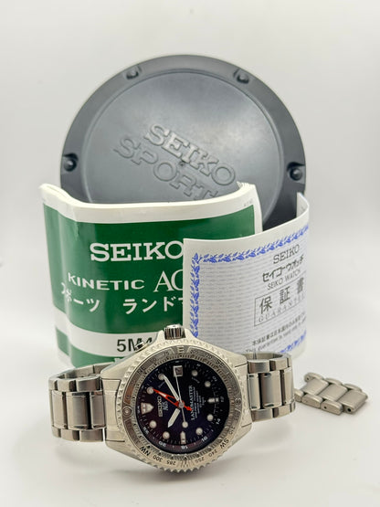 Seiko Landmaster AGS GMT 5M45-6A01 - FULL SET (1997)