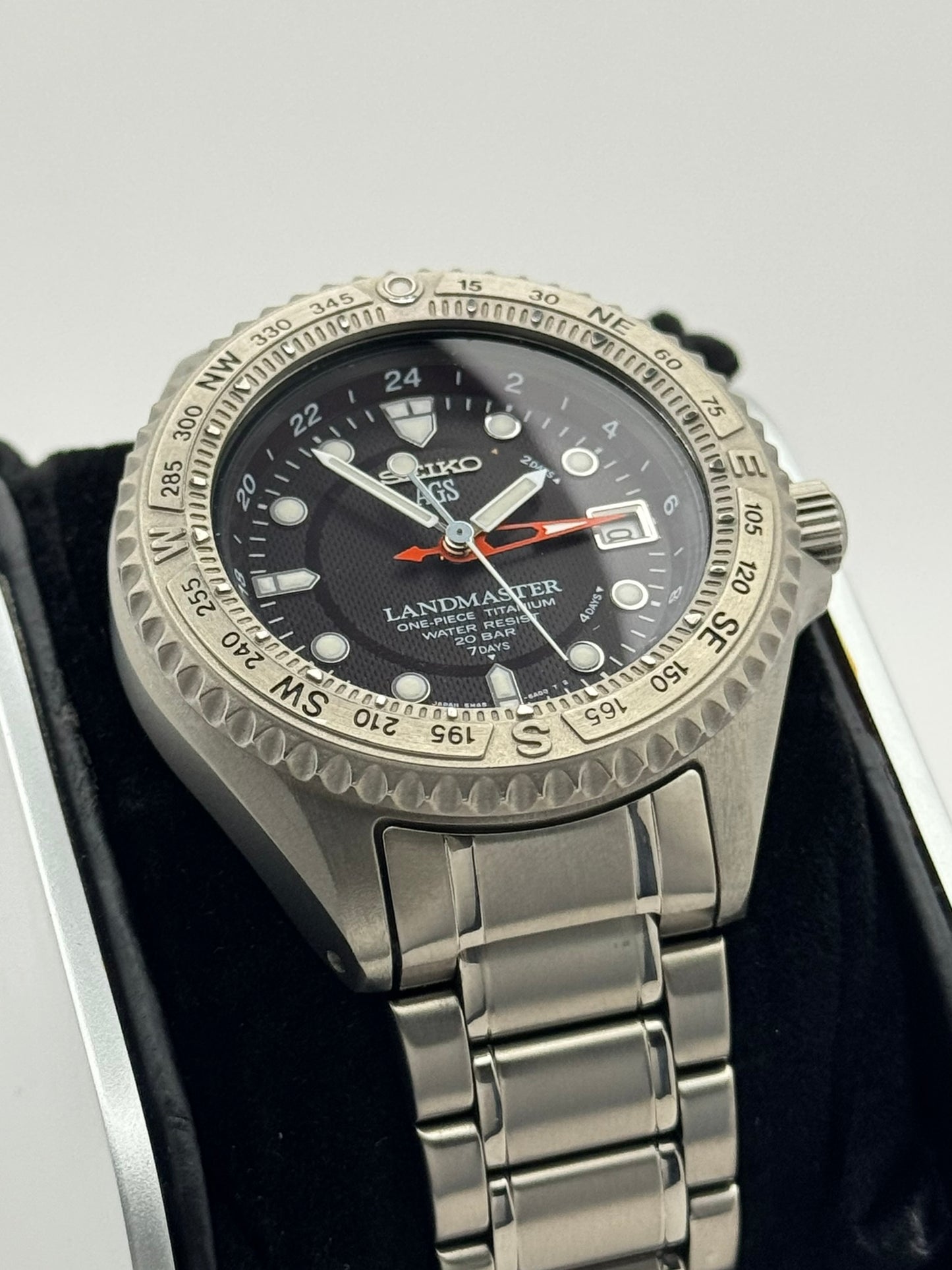 Seiko Landmaster AGS GMT 5M45-6A01 - FULL SET (1997)