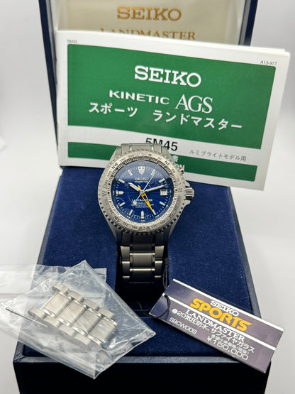 Seiko Landmaster Kinetic GMT -  Mitsuro Ohba LIMITED EDITION (1997)