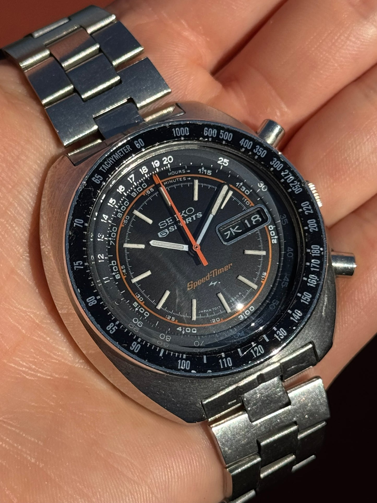 Seiko 5 Sports Speed-Timer Chronograph 7017-6020 (1970)